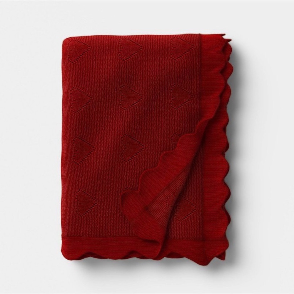 Threshold knit throw